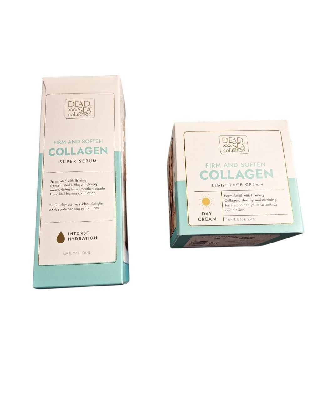 NIB Dead Sea Collection Firm & Soften Collagen Day Cream & Serum